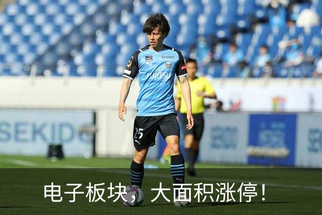 电子板块，大面积涨停！
